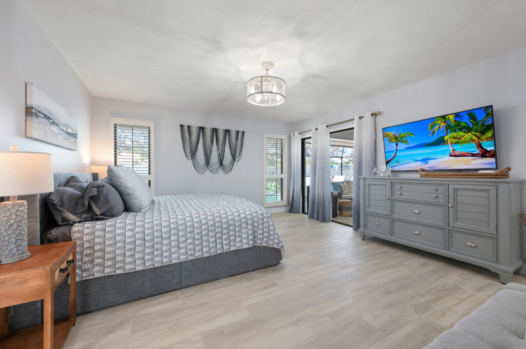 King bed